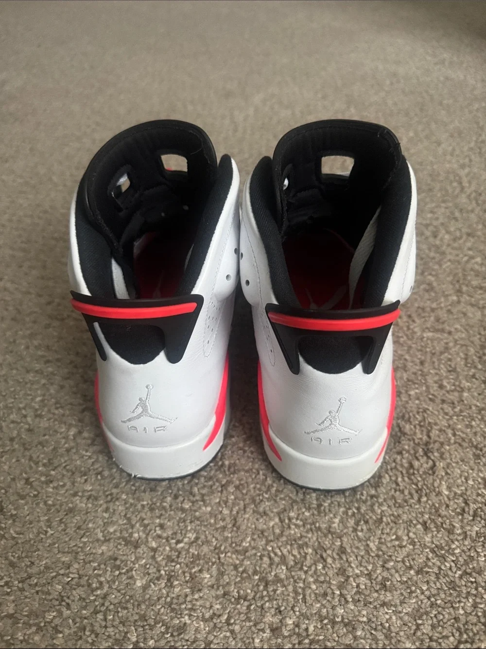Jordan Retro 6 Infrared White Size 11.5